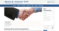 Desktop Screenshot of keithvcpa.com