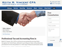 Tablet Screenshot of keithvcpa.com